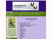 Tablet Screenshot of family.lovecanadageese.com