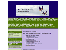 Tablet Screenshot of about.lovecanadageese.com